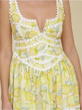 Avec Les Filles Women's Printed Sleeveless Fit & Flare Mini Dress